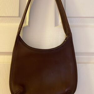 Brown Leather Shoulder Bag